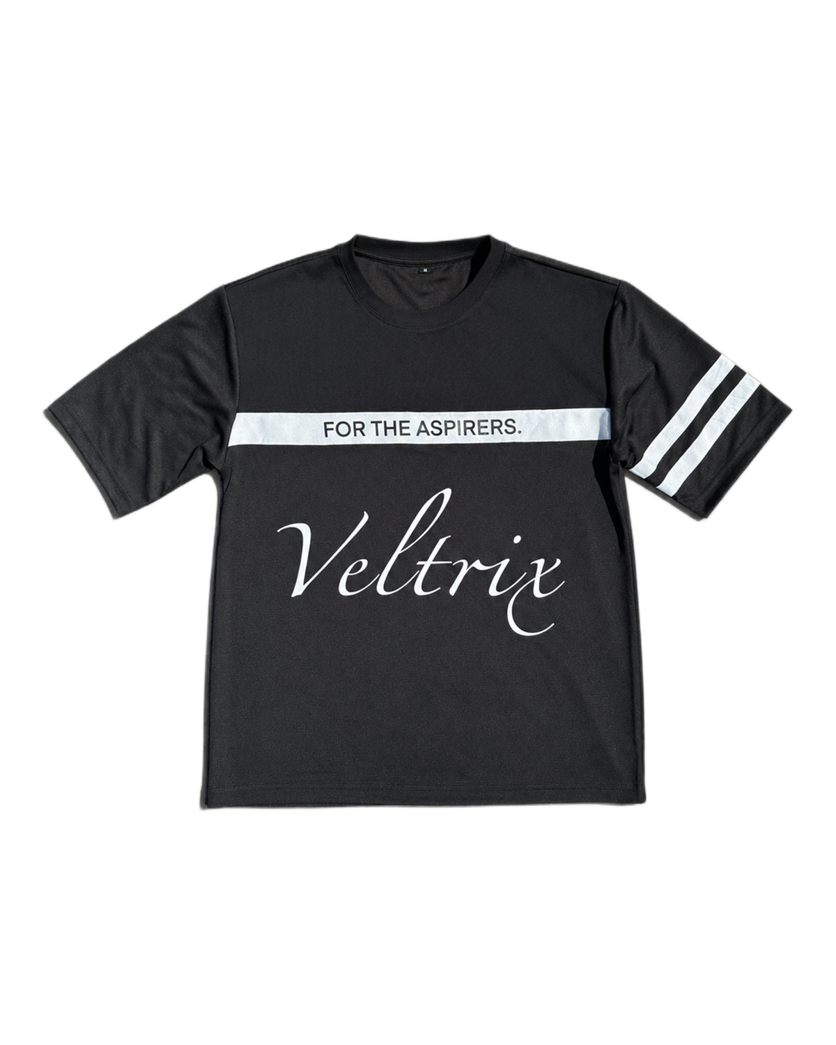 Black Mesh Jersey Tee